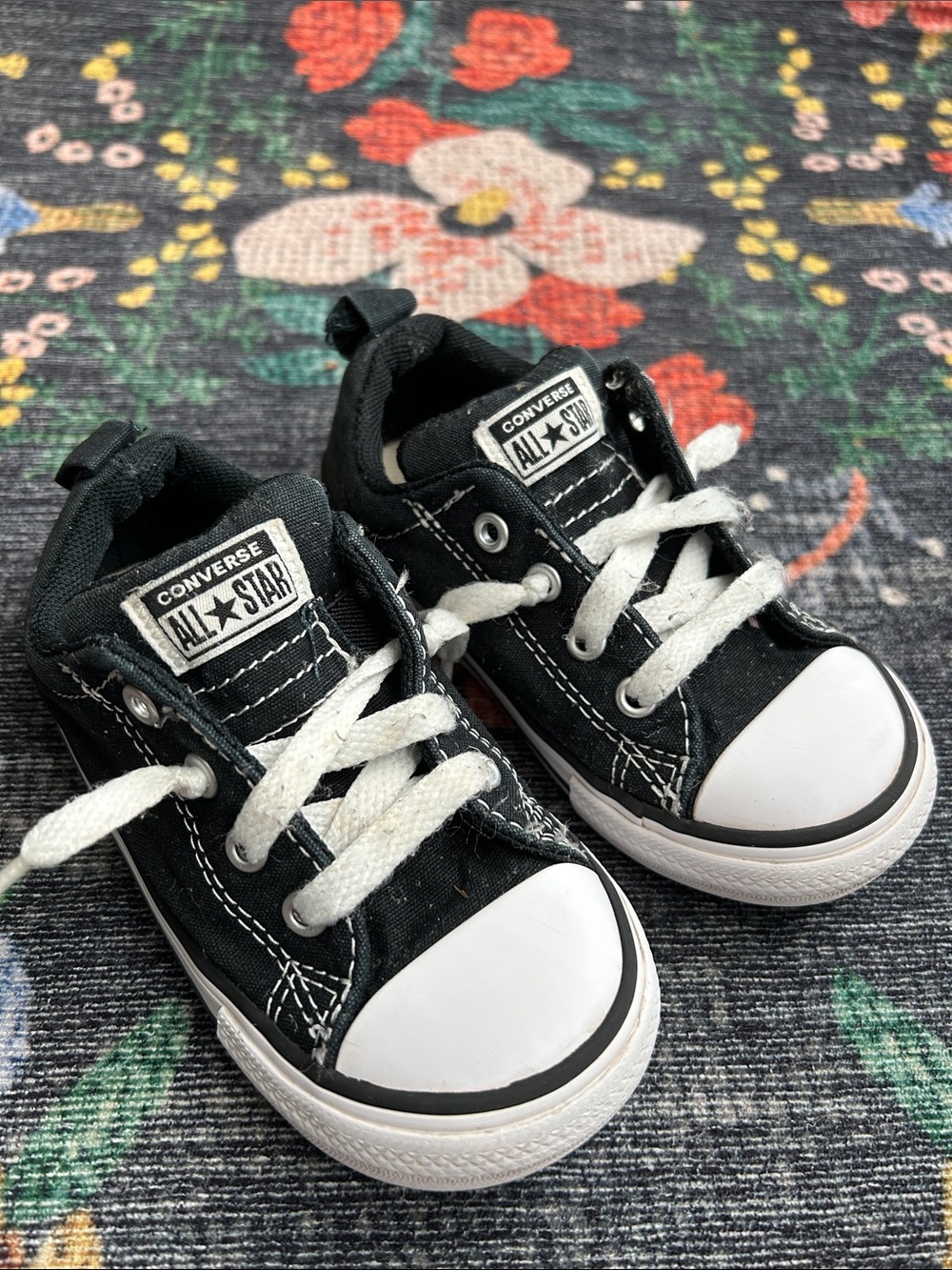 Converse Chuck Taylor Black Slip-On Sneakers, Toddler Size 8